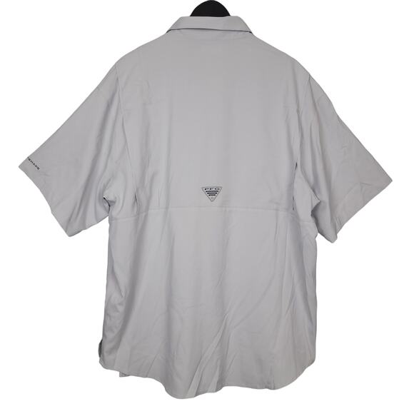 Columbia PFG Men's Short Sleeve Performance Fishing Shirt Sz L Omni-Shade Vented - Picture 9 of 12